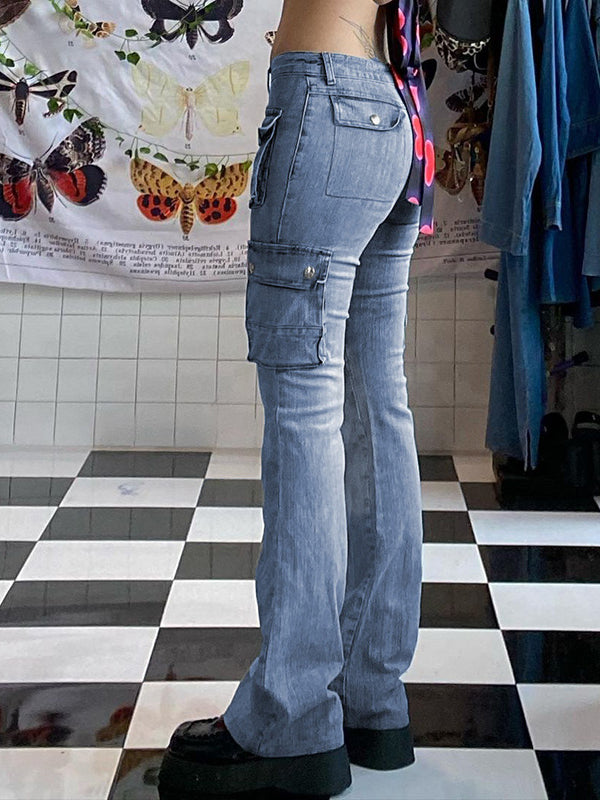 White Gradient Shrink Jeans