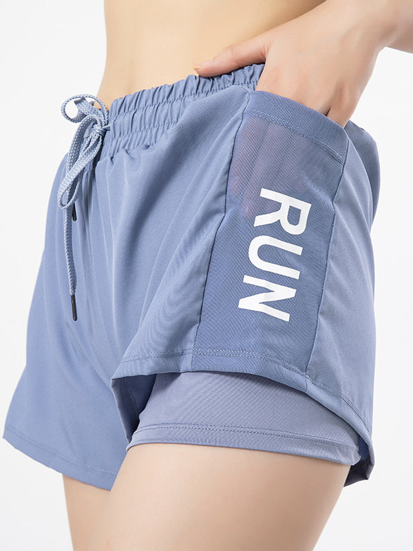Anti-glare Quick-drying High-waisted Shorts RUN