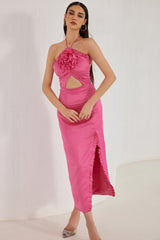 Vestido Callie Peony con volantes - Rosa