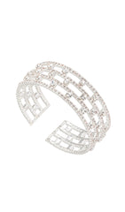 Silbernes Armband mit Diamanten