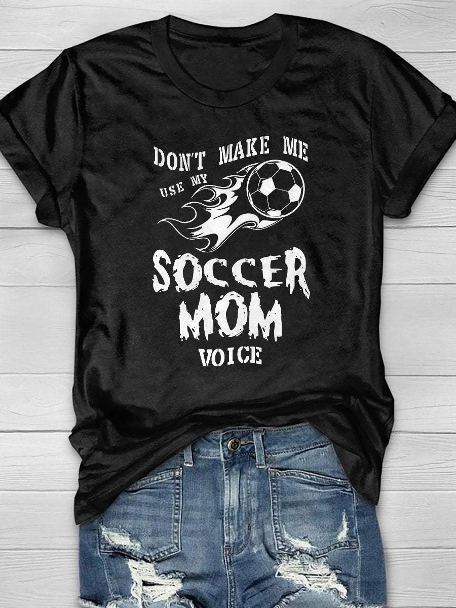 Soccer Graphic Casual Short Sleeve T-Shirt
