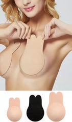 Sticky Invisible Backless Lift Breast Bra - Black