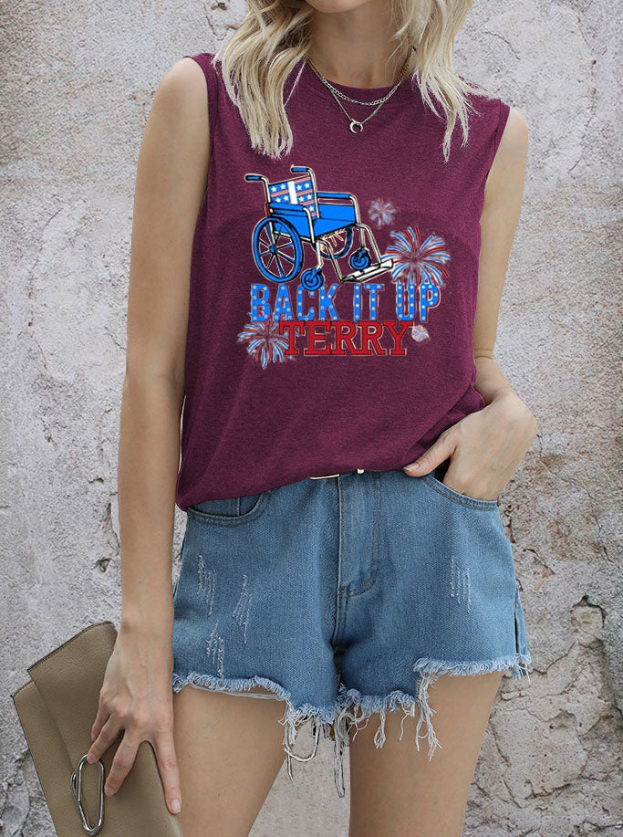 CAMISETA SIN MANGAS BACK IT UP TERRY 