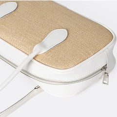 Leather Stitching Pillow Bag