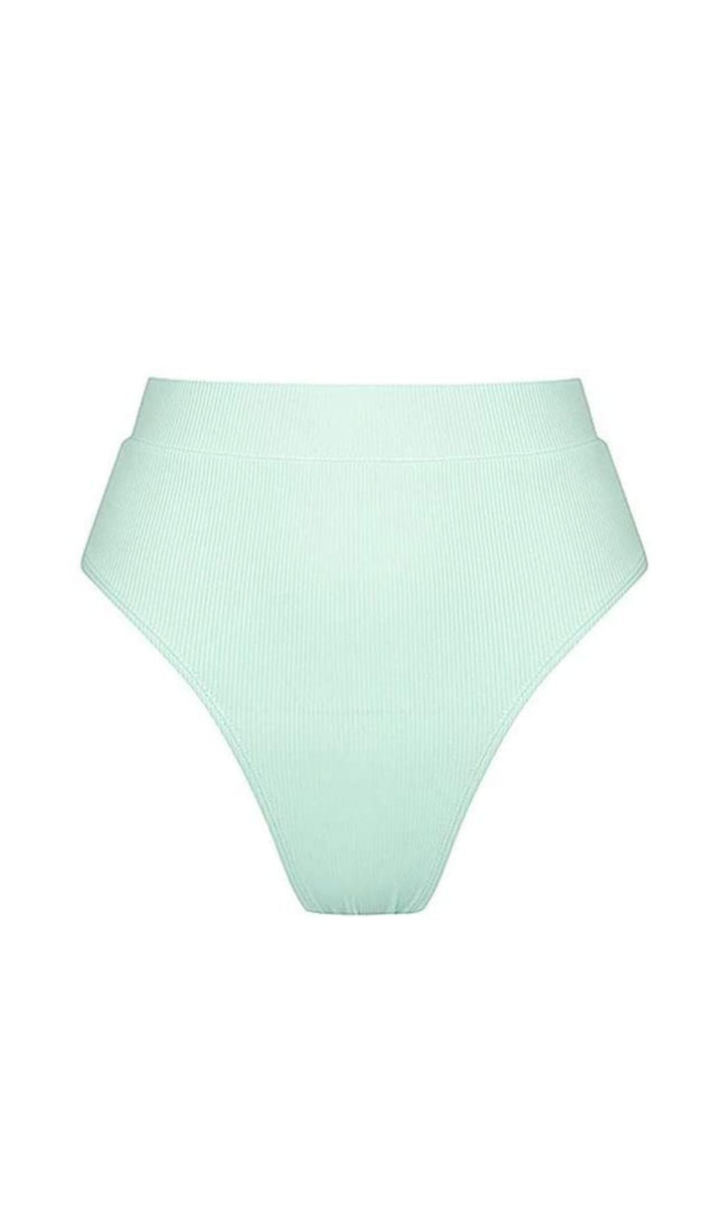 White High Waist Bikini BOTTOM