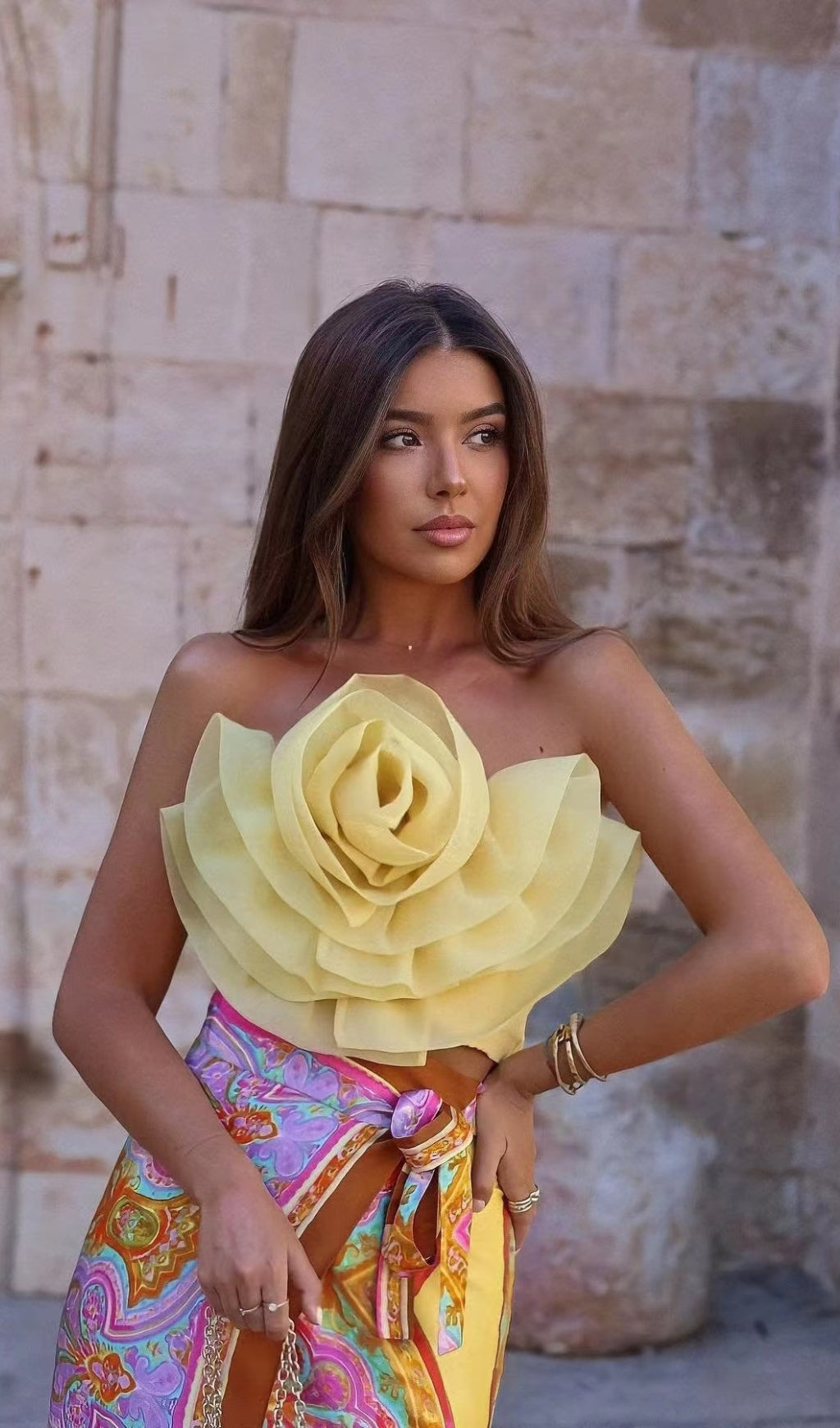 YelLow FLower Top