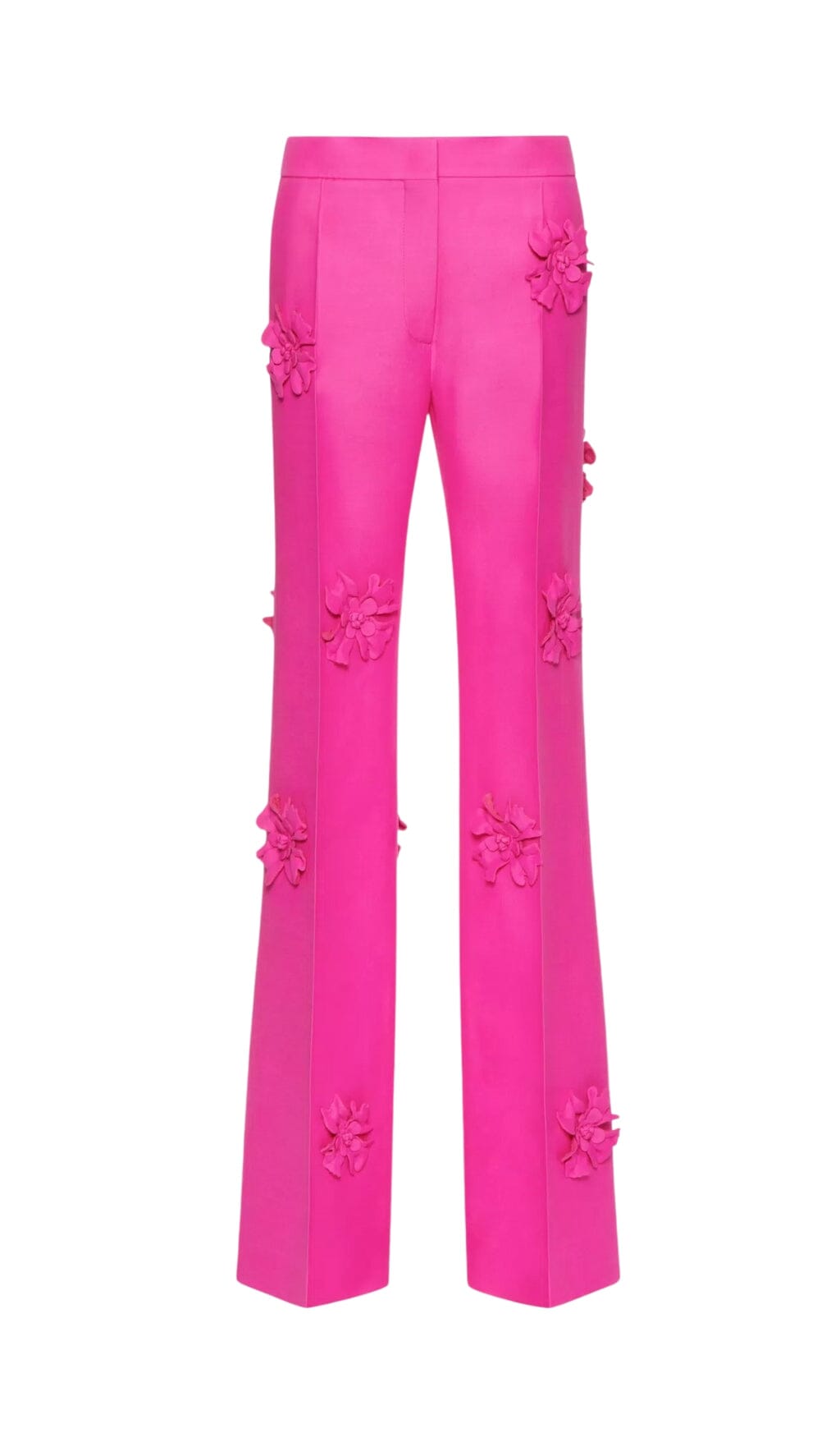 STEREO FLOWER MID-RISE JEANS in Pink