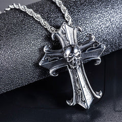 Cross Skull with Chain