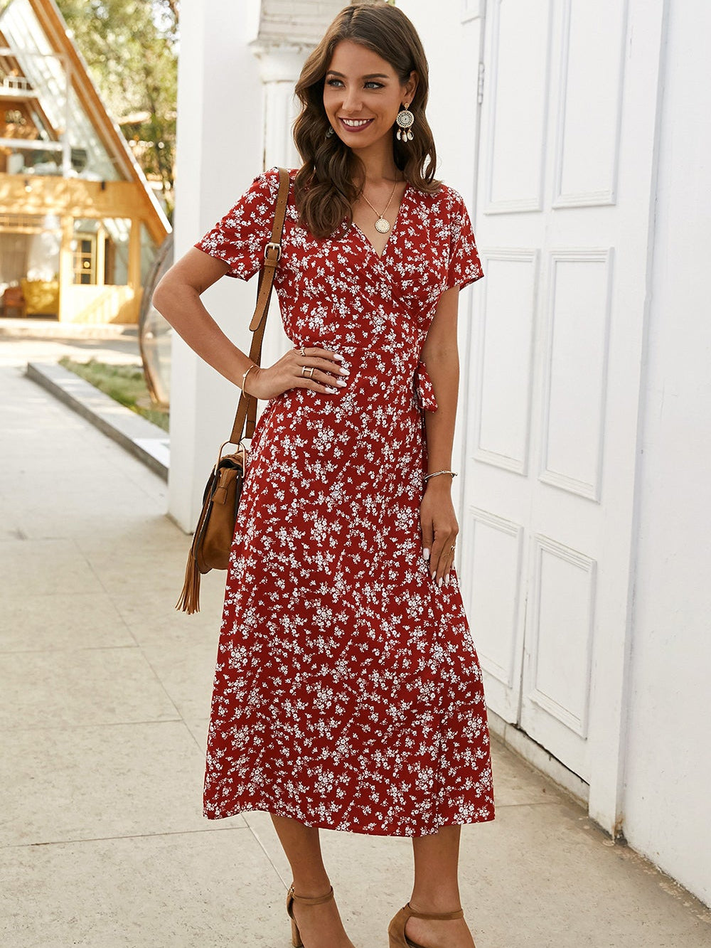 Printed long  Dress