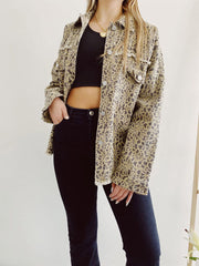 Leopard Star Long Sleeve Jacket