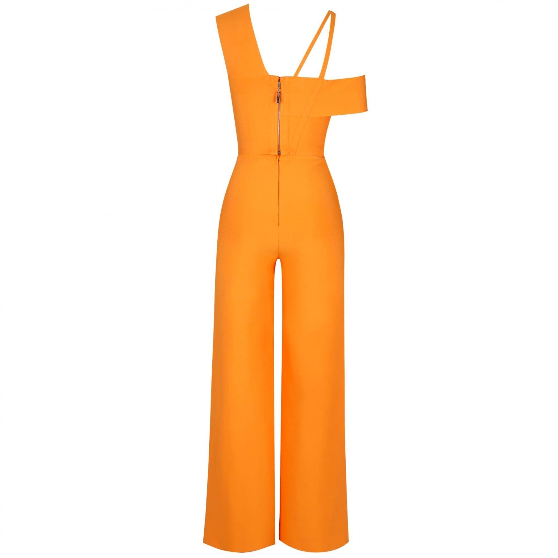 Bandage-Jumpsuit mit Riemchendesign und kurzen Ärmeln und Aussparungen