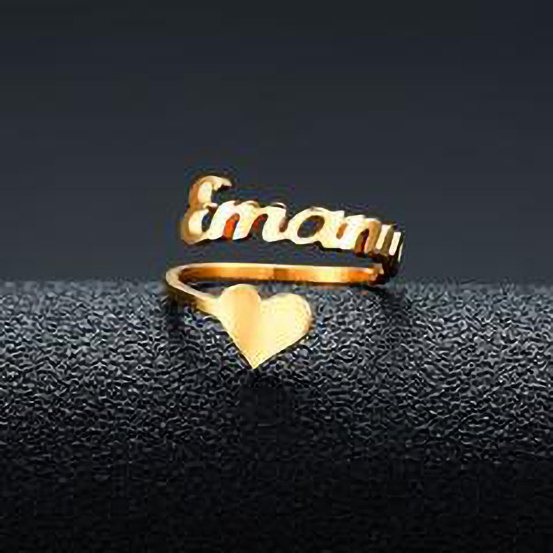 Productos hechos a mano anillos personalizados 