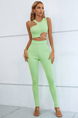 Petra Asymmetric Fashion Bandage Pants Sets