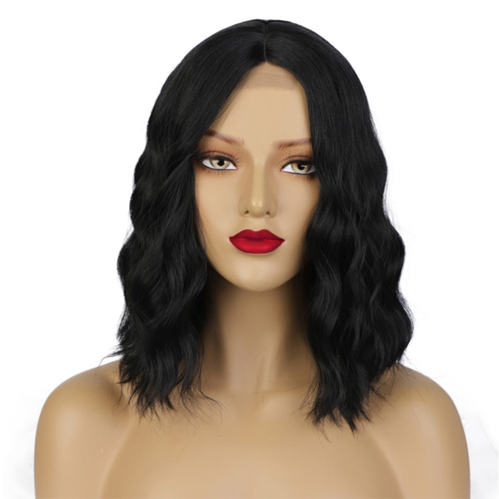 Women's new style short curly hair wig