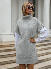 Knitted Undershirt Turtleneck Sweater