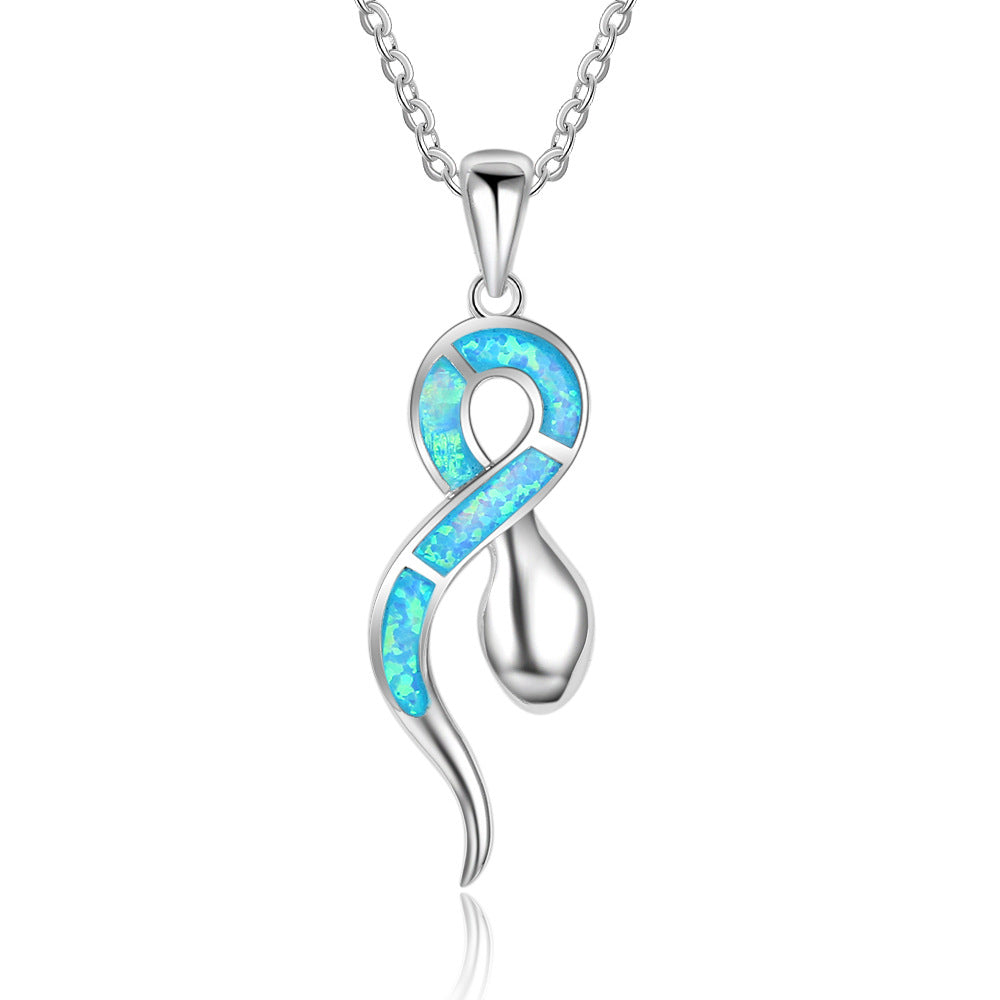Snake Style 925 silver Necklaces