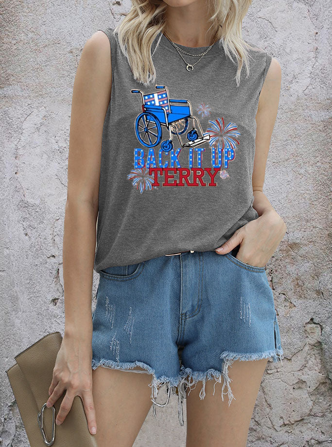 CAMISETA SIN MANGAS BACK IT UP TERRY 