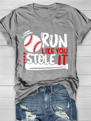 Run Like You Stole It Short Sleeve T-Shirt