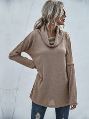 Stacked Collar Knit Sweater