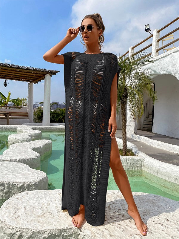 Hollow-out Beach Cover Up Skirt