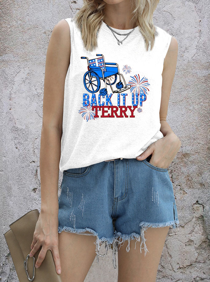 CAMISETA SIN MANGAS BACK IT UP TERRY 