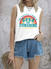 Beer And Sunshine Tank