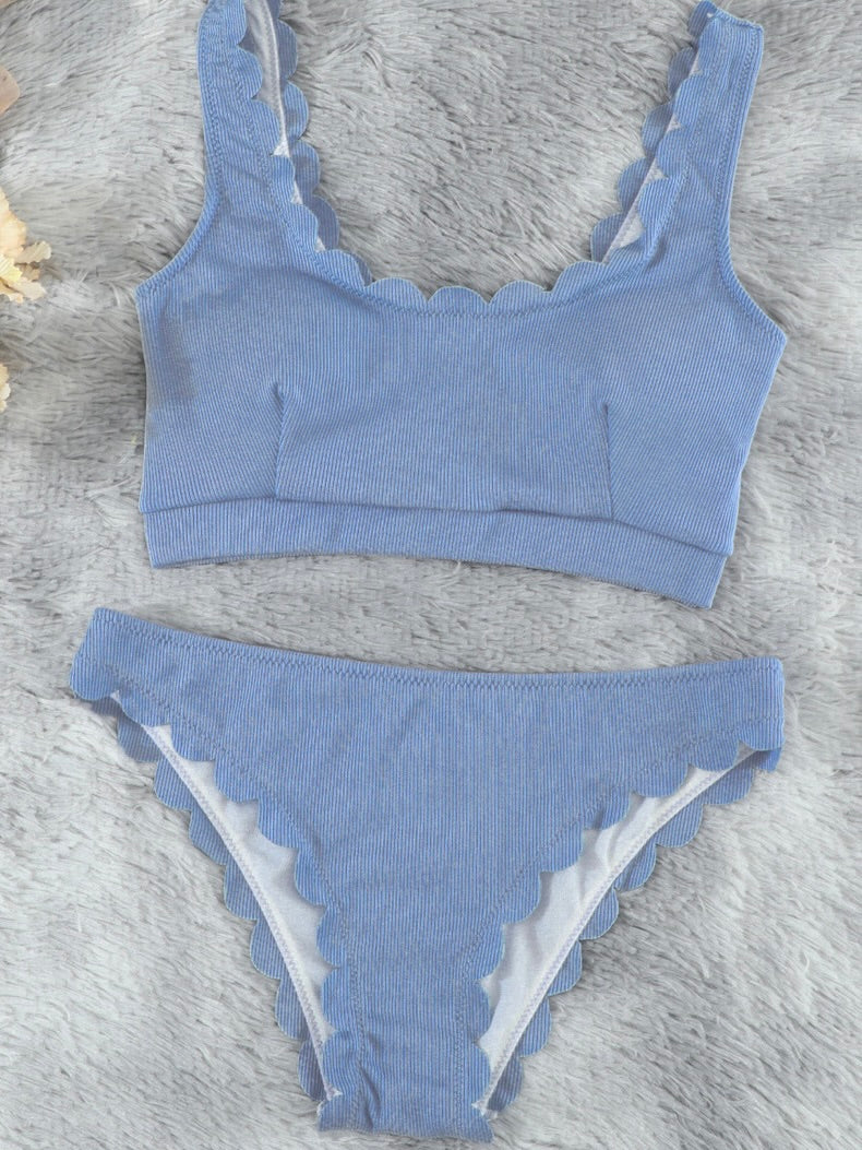 Sexy Solid Color Low-waisted Swimsuit