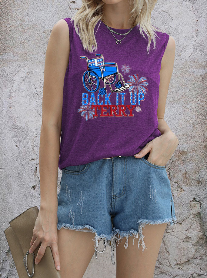 BACK IT UP TERRY TANK TOP