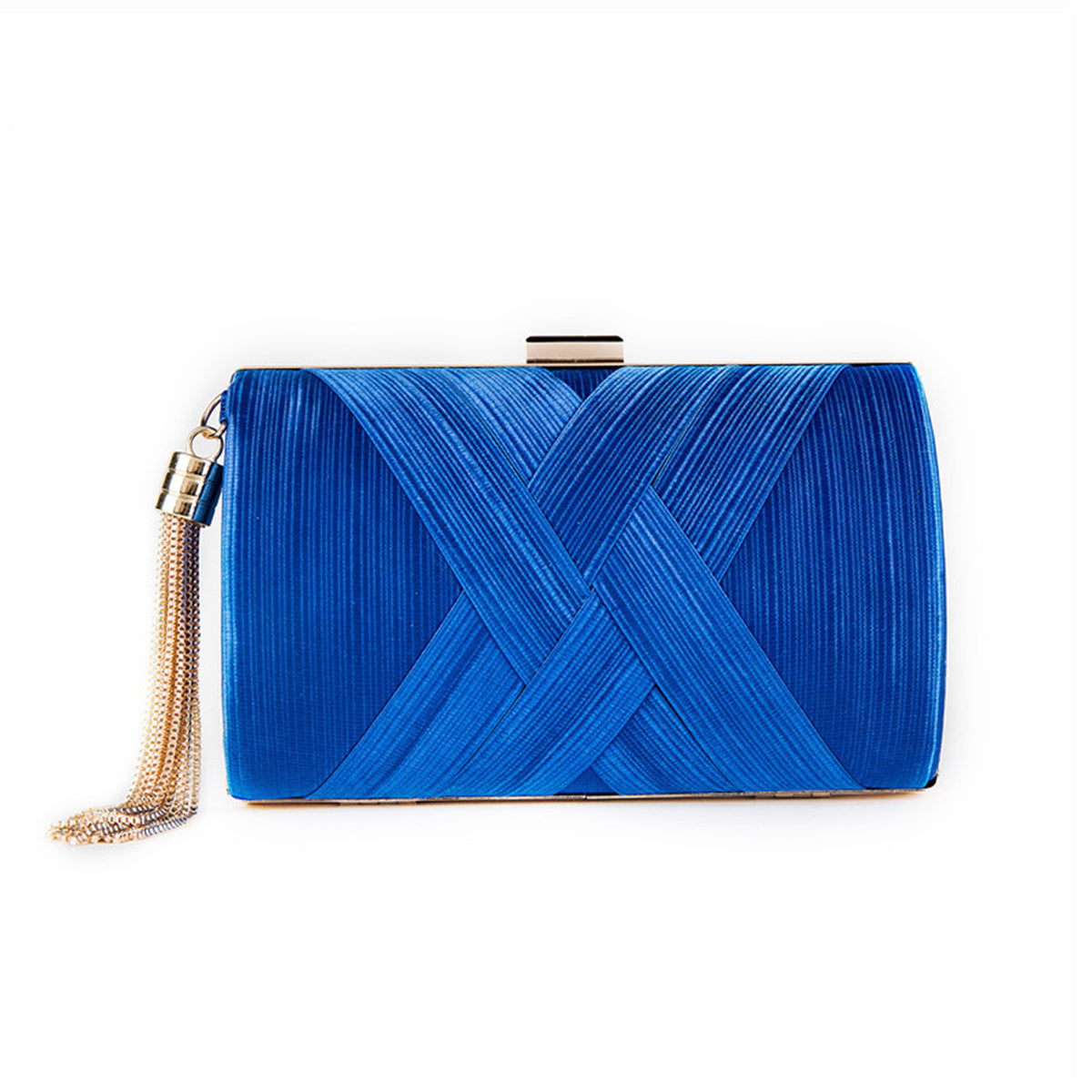 Gewebte Clutch mit Quaste Bag2286