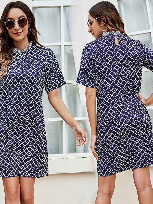 Sexy small split temperament dress