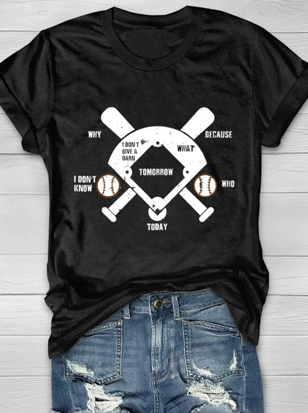 Funny Baseball Field Positions  T-Shirt
