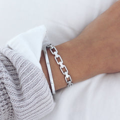 Yolanda Bangle Silver