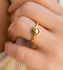 Anillo Sonrisa Oro