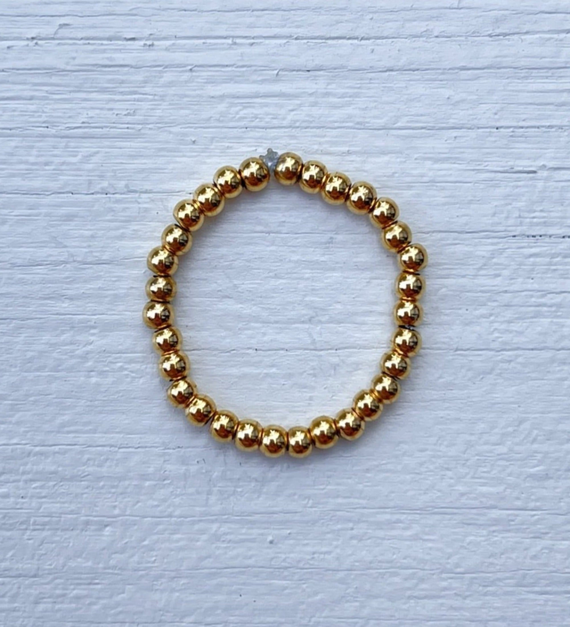 Beaded Ring Gold