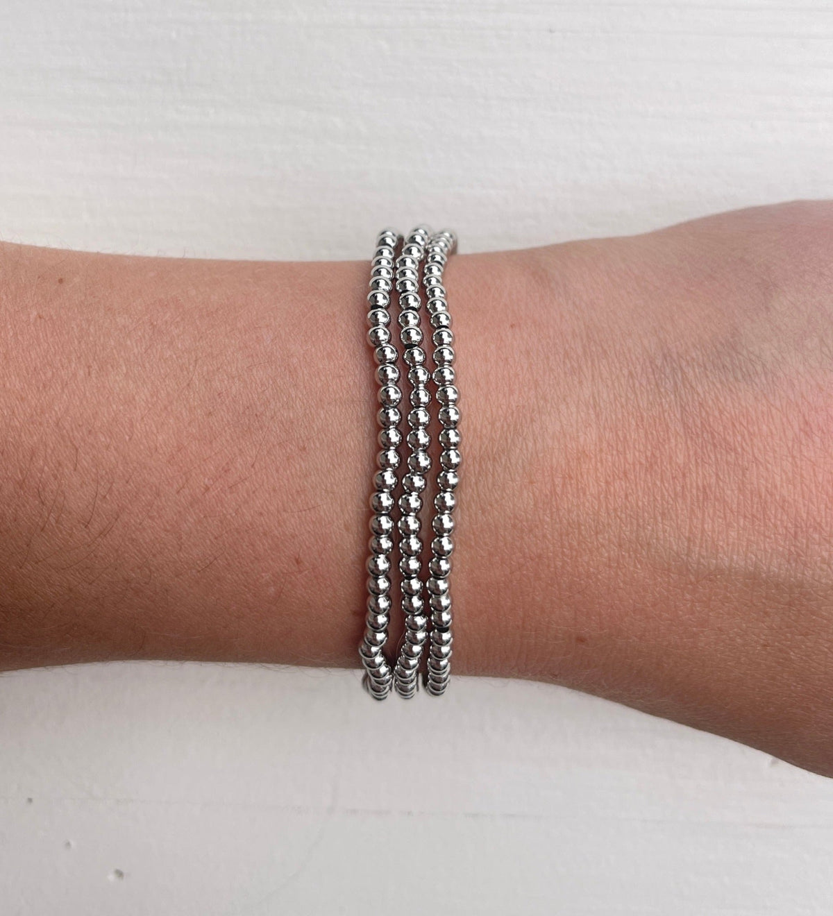 Metallic Stackables - Silver 3mm