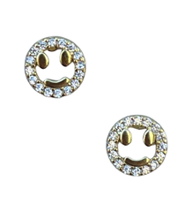 Smile Studs Gold