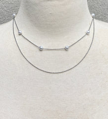 Collar Lana Plata
