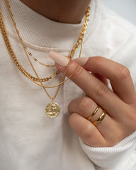 Sternzeichen-Scheiben-Halskette