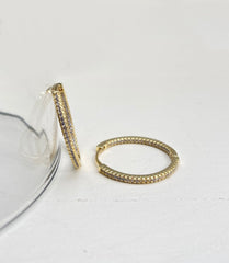 Willow Gold Creolen Groß