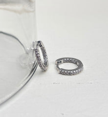 Willow Silver Hoops Small