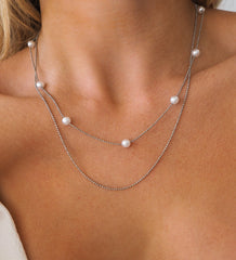 Collar Lana Plata