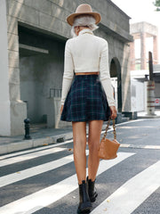Slim Pleated Skirt