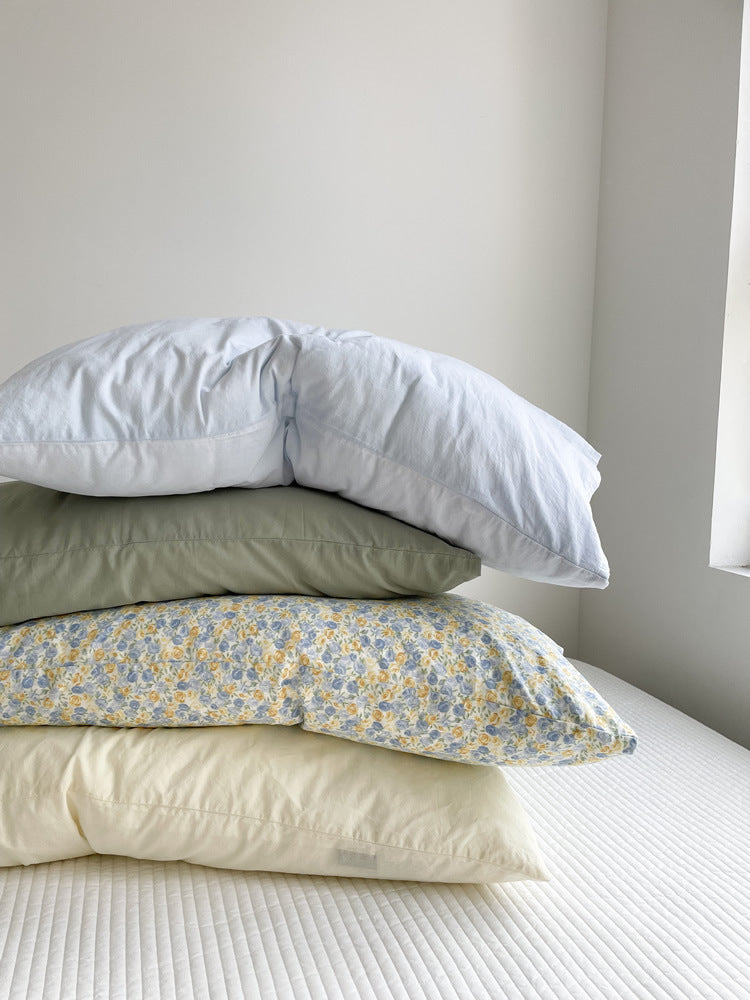 Assorted Washed Cotton Pillowcases (13 Styles)