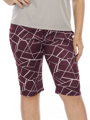 Pantalones cortos casuales con estampado irregular y pantalones deportivos 