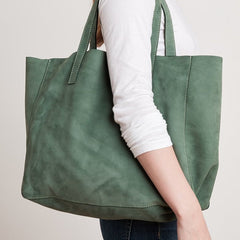 Soft leather  large-capacitytote handbags