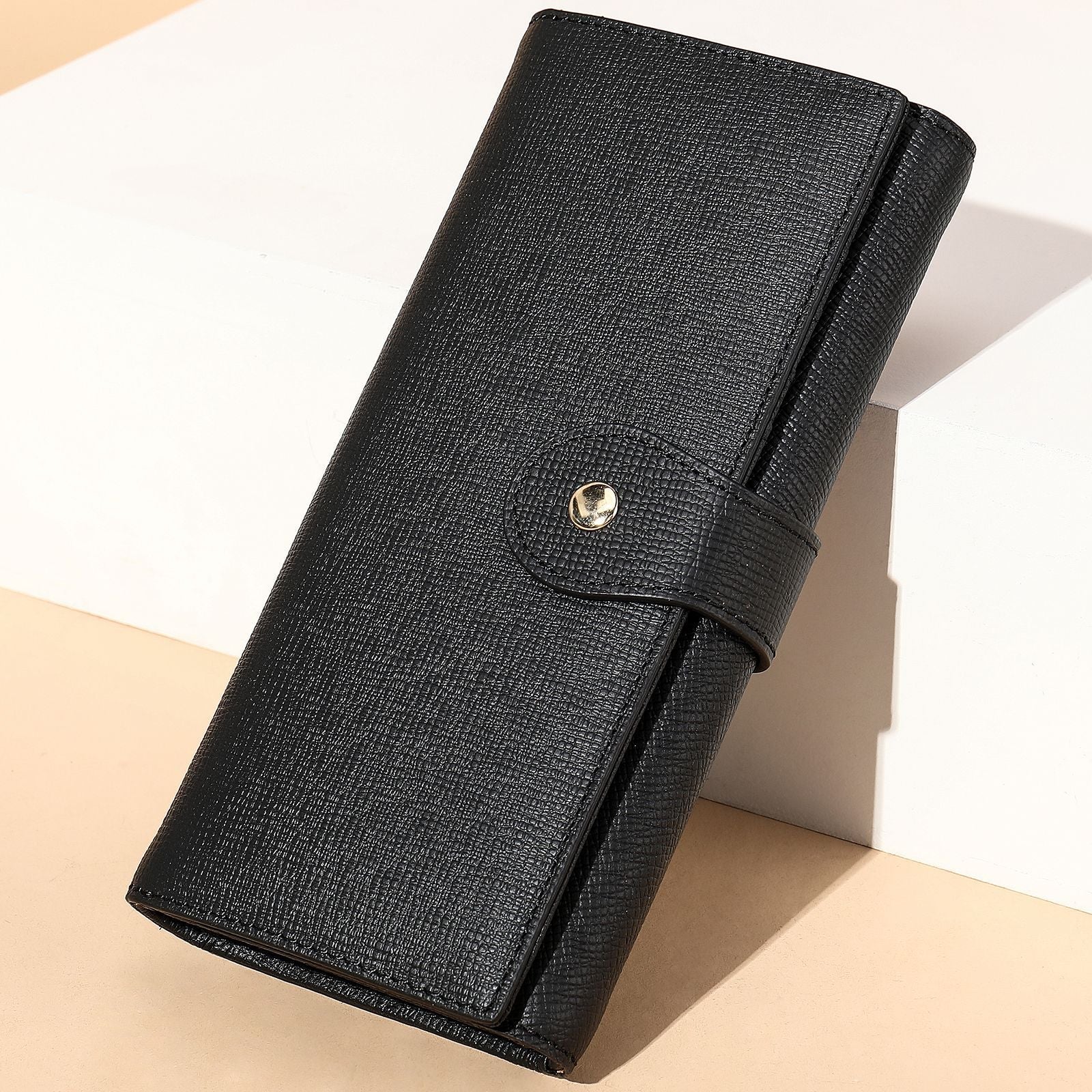 Multifunctional leather ladies wallet simple style wallet