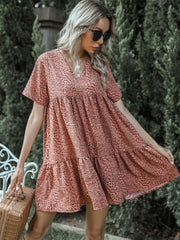 Short Sleeve Elegant Commuter Dress