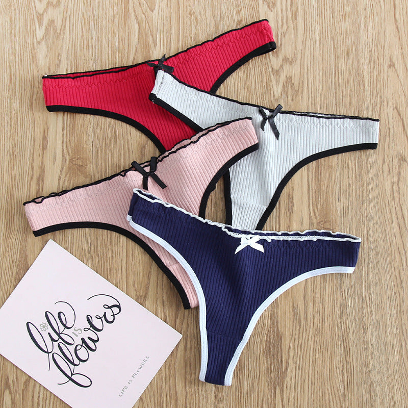 4pack Plain Panty Set