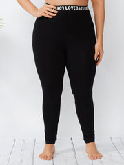 Plus High Stretch Leggings High Waist Camo Yogahose 