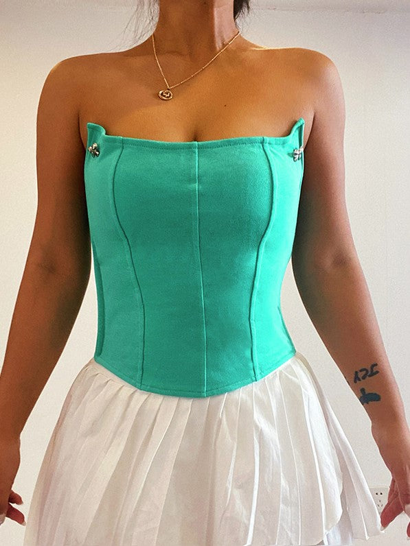 Simple Solid Color Vest